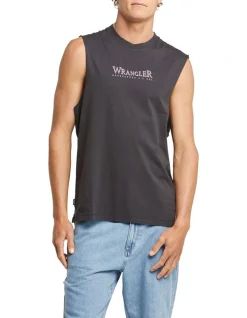 Wrangler Sunrise Baggy Muscle In Black