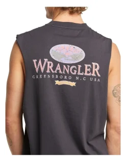 Wrangler Sunrise Baggy Muscle In Black -Coats Sales Store 956323540 4 720x928