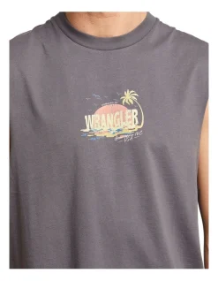 Wrangler Aloha Muscle Tee In Slate 9 Wrangler Aloha Muscle Tee In Slate -Coats Sales Store 956324980 4 720x928