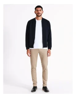 Blaq Jasper Zip Through Sweat In Navy