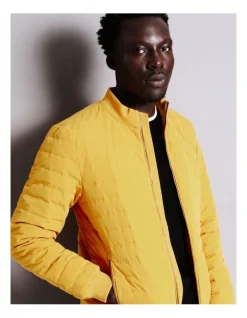 Blaq Parker Puffer Jacket In Yellow -Coats Sales Store 956583820 3 720x928