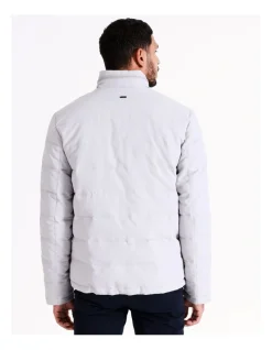 Blaq Hunter Hooded Puffer Jacket In Grey -Coats Sales Store 956584630 6 720x928