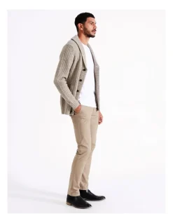 Blaq Noah Shawl Collar Cardigan In Beige -Coats Sales Store 956607130 4 720x928