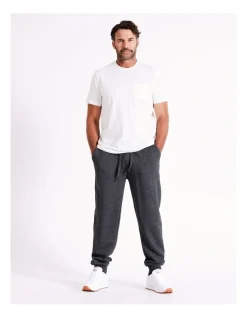 Reserve Arthur Fleece Track Pant In Charcoal