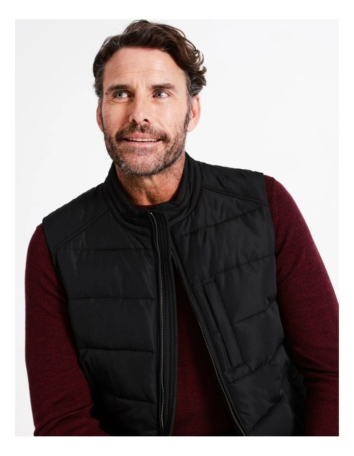 Reserve Avery Puffer Vest In Black 4 Reserve Avery Puffer Vest In Black - Image 2