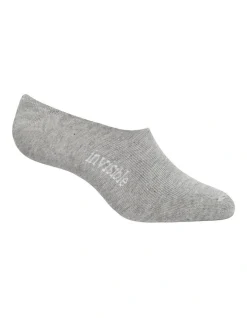 Lafitte Invisible Socks In Grey