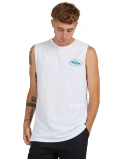 Quiksilver Second Skin Muscle In White