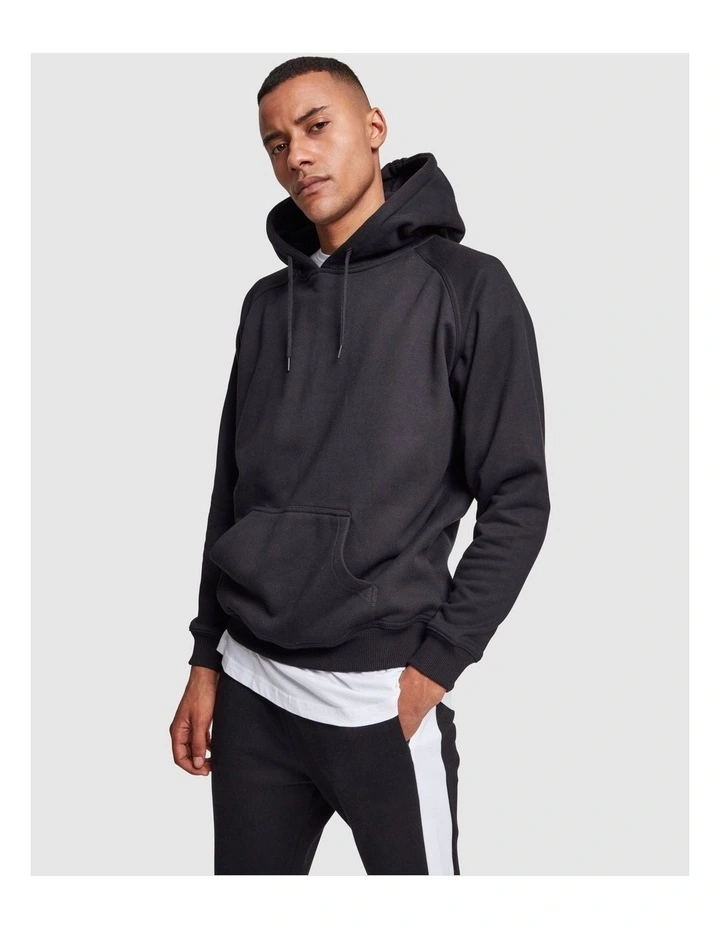 URBAN CLASSICS Heavyweight Hoodie In Black 5 URBAN CLASSICS Heavyweight Hoodie In Black - Image 3