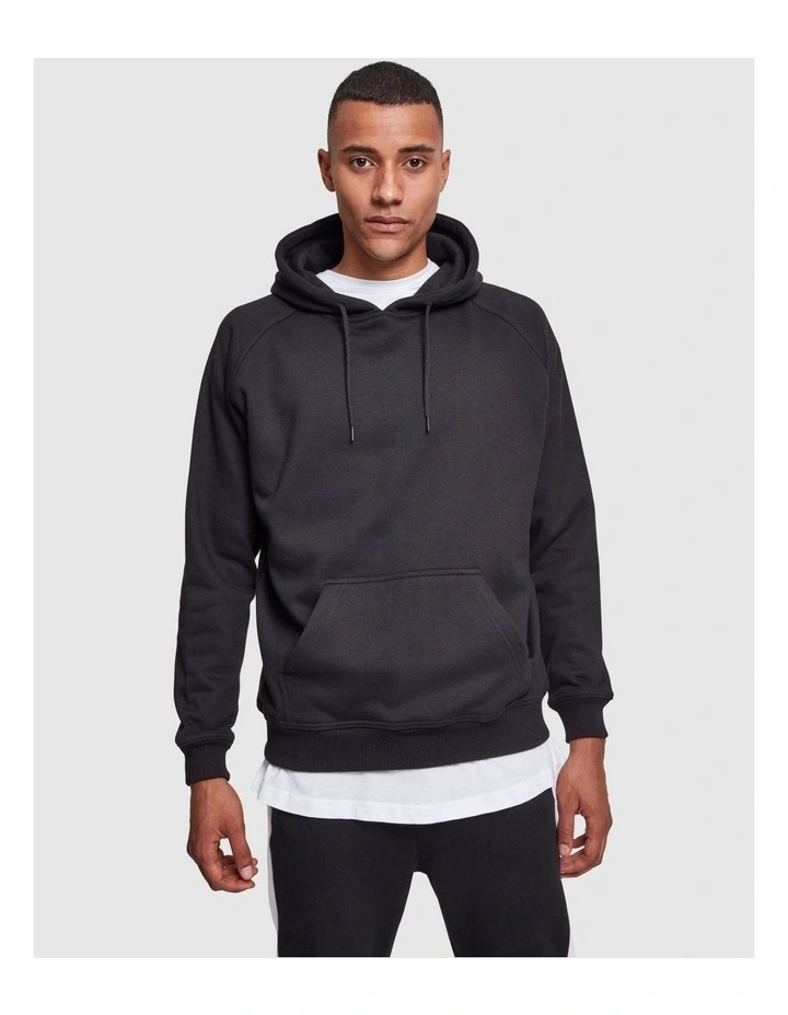URBAN CLASSICS Heavyweight Hoodie In Black 7 URBAN CLASSICS Heavyweight Hoodie In Black - Image 5