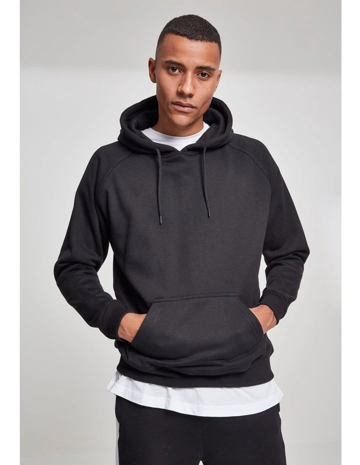 URBAN CLASSICS Heavyweight Hoodie In Black 8 URBAN CLASSICS Heavyweight Hoodie In Black - Image 6