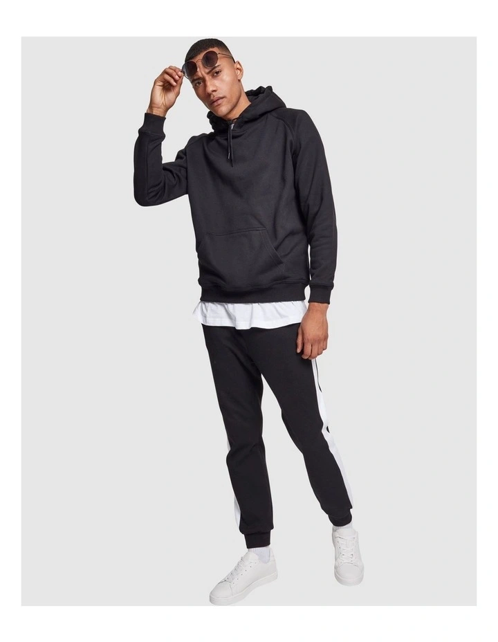 URBAN CLASSICS Heavyweight Hoodie In Black 9 URBAN CLASSICS Heavyweight Hoodie In Black - Image 7