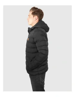 URBAN CLASSICS Hooded Bubble Jacket In Black -Coats Sales Store 959635630 3 720x928