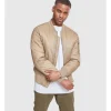 URBAN CLASSICS Tech Bomber Jacket In Beige -Coats Sales Store 959635990 1 720x928