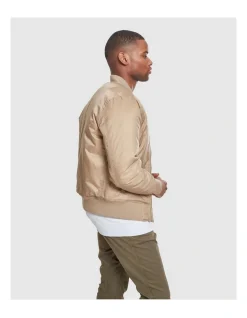 URBAN CLASSICS Tech Bomber Jacket In Beige -Coats Sales Store 959635990 4 720x928