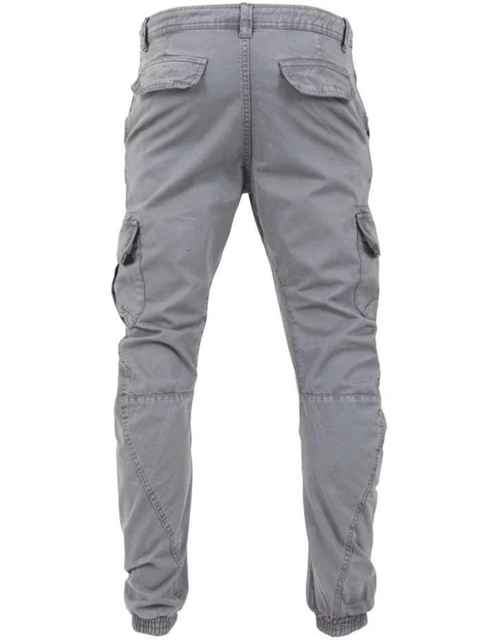 URBAN CLASSICS Cuffed Cargo Jogging Pants In Dark Grey 8 URBAN CLASSICS Cuffed Cargo Jogging Pants In Dark Grey - Image 6