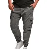 URBAN CLASSICS Cuffed Cargo Jogging Pants In Dark Shadow