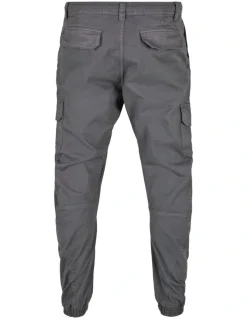URBAN CLASSICS Cuffed Cargo Jogging Pants In Dark Shadow -Coats Sales Store 959638150 6 720x928