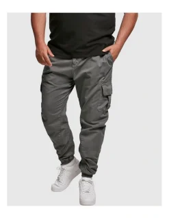 URBAN CLASSICS Cuffed Cargo Jogging Pants In Dark Shadow -Coats Sales Store 959638150 7 720x928