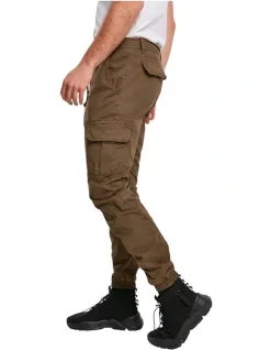 URBAN CLASSICS Cuffed Cargo Jogging Pants In Dark Ground -Coats Sales Store 959638240 3 720x928