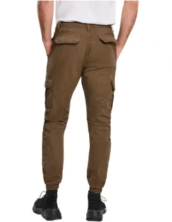URBAN CLASSICS Cuffed Cargo Jogging Pants In Dark Ground -Coats Sales Store 959638240 4 720x928