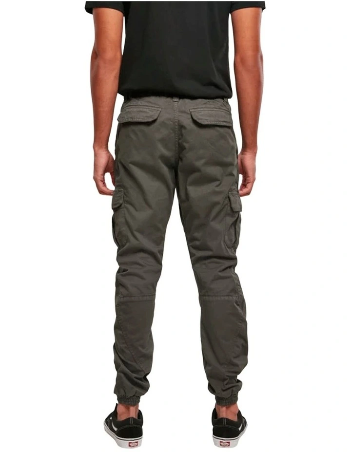 URBAN CLASSICS Cuffed Cargo Jogging Pants In Magnet 6 URBAN CLASSICS Cuffed Cargo Jogging Pants In Magnet - Image 4