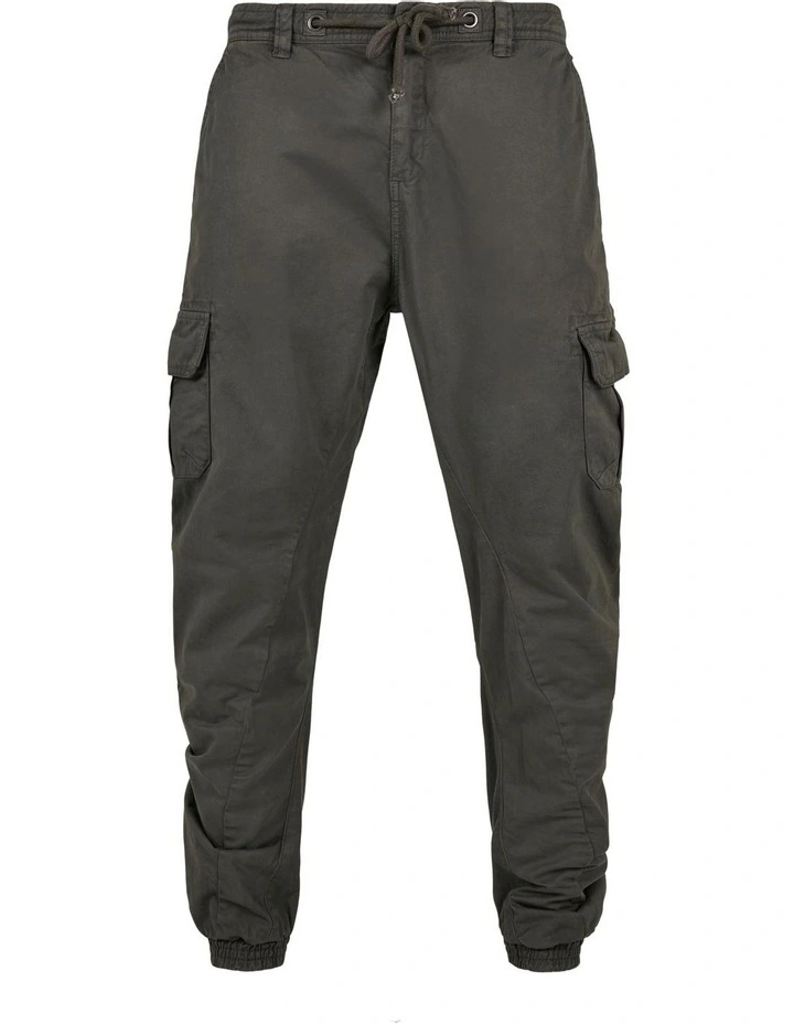 URBAN CLASSICS Cuffed Cargo Jogging Pants In Magnet 7 URBAN CLASSICS Cuffed Cargo Jogging Pants In Magnet - Image 5