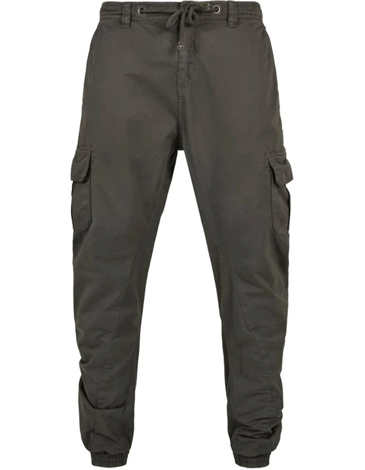URBAN CLASSICS Cuffed Cargo Jogging Pants In Magnet 9 URBAN CLASSICS Cuffed Cargo Jogging Pants In Magnet - Image 7