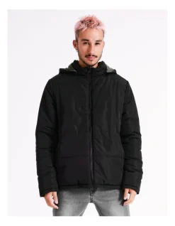 Kenji Rigel Reversible Recycled 4 In 1 Puffer Jacket In Black