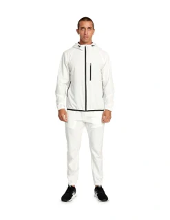 RVCA Yogger Zip-Up Hooded Jacket II In White -Coats Sales Store 960491260 6 720x928