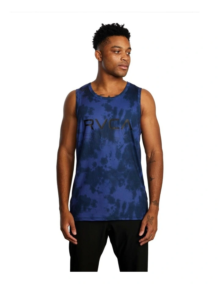 RVCA Sport Vent Tie-Dyed Tank Top In Purple 3 RVCA Sport Vent Tie-Dyed Tank Top In Purple