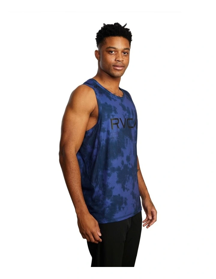 RVCA Sport Vent Tie-Dyed Tank Top In Purple 5 RVCA Sport Vent Tie-Dyed Tank Top In Purple - Image 3