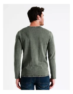 Maddox Cole Crew Pullover In Green -Coats Sales Store 960772240 6 720x928