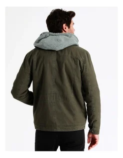 Maddox Silas Hood Jacket In Green -Coats Sales Store 960776830 5 720x928