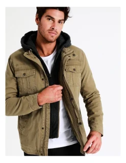 Maddox Silas Hood Jacket In Beige -Coats Sales Store 960776920 5 720x928