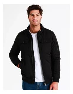 Maddox Val Recycled Puffer Jacket In Black