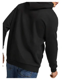 Puma Essential Elevated Hoodie Fleece In Black -Coats Sales Store 962252020 3 720x928