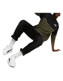 Puma Power Colorblock Crew Fleece In Green -Coats Sales Store 962252200 5 720x928