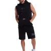 Everlast Worldwide Sleeveless Hooded Muscle In Black -Coats Sales Store 962884450 1 720x928