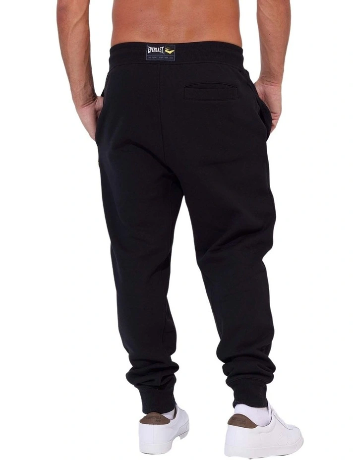 Everlast Worldwide Slim Fleece Trakpant In Black 4 Everlast Worldwide Slim Fleece Trakpant In Black - Image 2