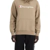 Champion Script Hoodie In Taupe Grey -Coats Sales Store 963951940 1 720x928