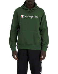 Champion Script Hoodie In Green