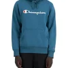 Champion Script Hoodie In Blue -Coats Sales Store 963952120 1 720x928