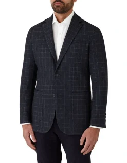 Cambridge Burnley Modern Fit Sports Jacket In Denim -Coats Sales Store 964792630 3 720x928