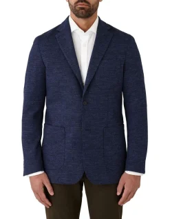 Cambridge Malvern Modern Fit Sports Jacket In Blue