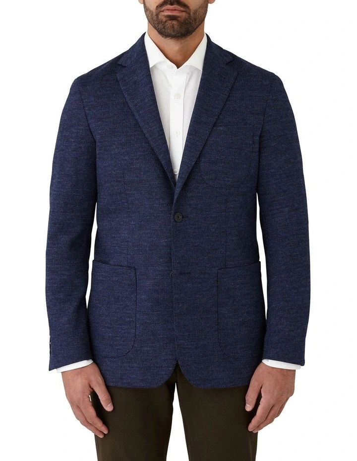 Cambridge Malvern Modern Fit Sports Jacket In Blue 3 Cambridge Malvern Modern Fit Sports Jacket In Blue