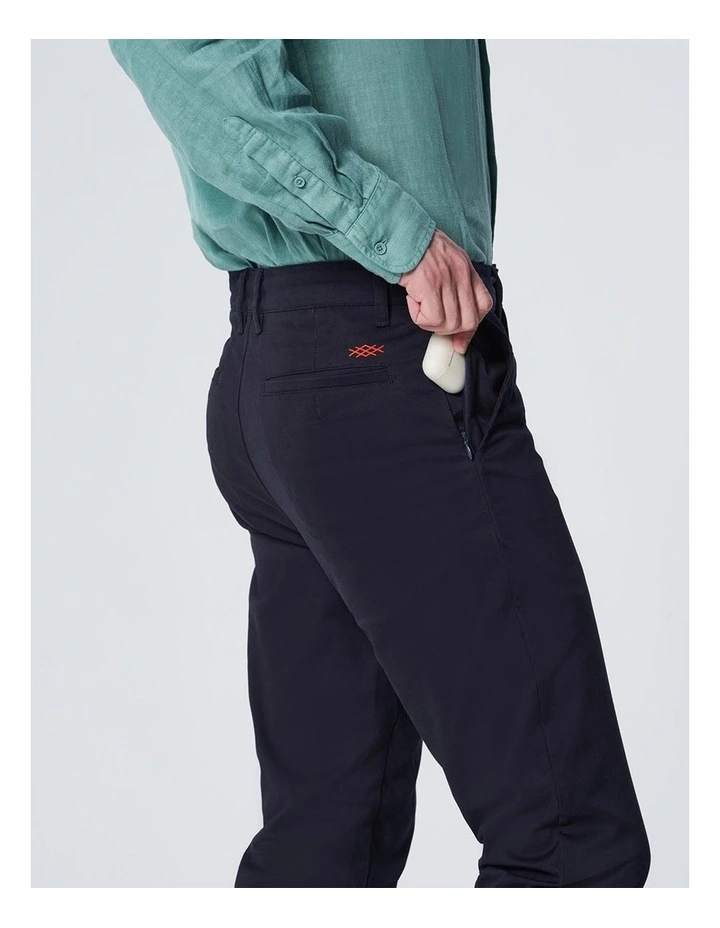 Bottoms Lab Advanced Chino Pants 30" Long In Dark Denim 6 Bottoms Lab Advanced Chino Pants 30" Long In Dark Denim - Image 4