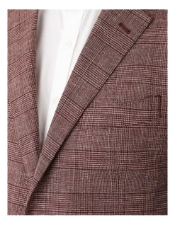 Dom Bagnato Angelo Tailored Fit Sports Jacket In Red -Coats Sales Store 965785600 4 720x928