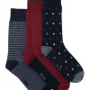 Blaq TP Spots & Stripes 3 Pair Pack Patterned Socks In Multi 1 Blaq TP Spots & Stripes 3 Pair Pack Patterned Socks In Multi -Coats Sales Store 965997910 1 720x928