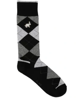 Blaq TP Rabbit Crew Length Socks In Black