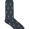 Blaq TP Flamingo Crew Length Socks In Blue -Coats Sales Store 965999890 1 720x928
